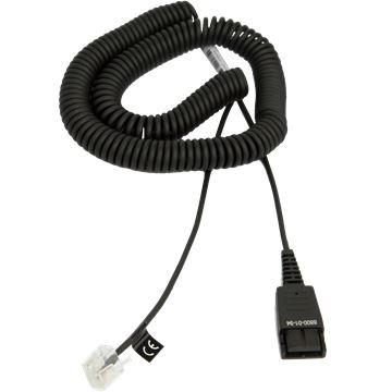 Jabra QD-RJ45, 0,5-2m, coiled - Siemens Open Stage