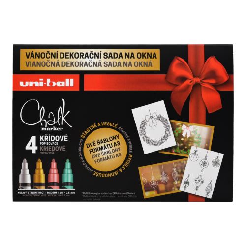 UNI PWE-5M vánoční dekorační sada - Traditional, 1,8 - 2,5 mm, mix barev