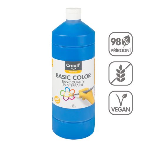 Creall temperová barva, 1000 ml, modrá