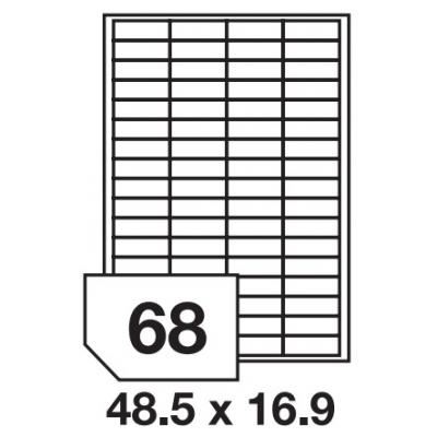 Etikety 48,5x16,9 68 etiket arch/100 archů