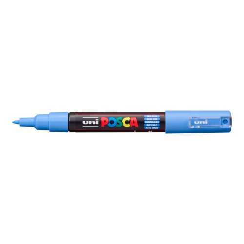 Posca popisovač PC-1M, 0,7 - 1 mm, nebesky modrá (48)