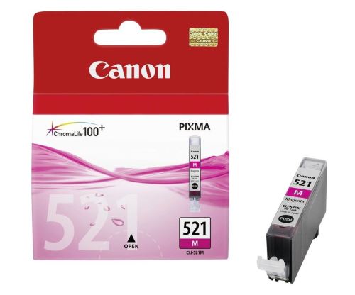 Canon CLI-521M, purpurový, originál