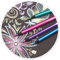 Colorino pastelky kulaté, metalické, 10 barev (2)