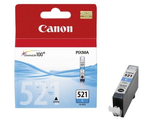 Canon CLI-521C, azurový, originál
