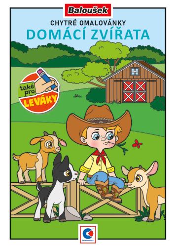 Omalovánka A5 - Chytré omalovánky - Domácí zvířata