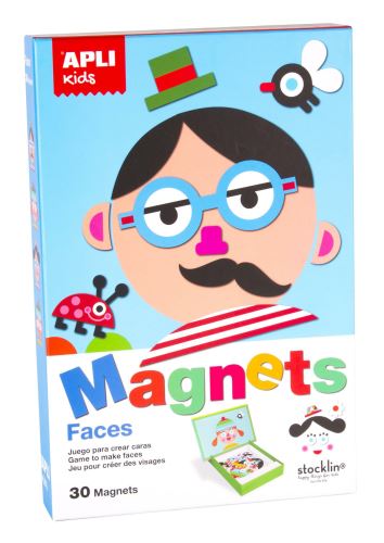 edukační hra s magnety - tváře