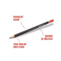 Carioca trojhranná tužka Black, 1/B, 12 ks (2)