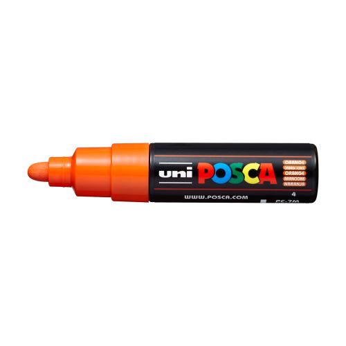 Posca popisovač PC-7M, 4,5 - 5,5 mm, oranžová (4)