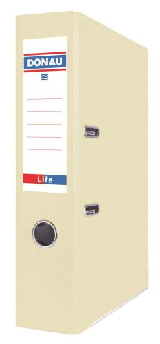Pákový pořadač LIFE  A4 7,5 cm, pastelově žlutý DONAU