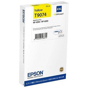 Epson T9074 WF-6xxx Ink Cartridge Yellow XXL C13T907440 7000 stran