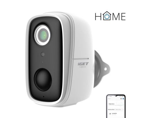 iGET HOME Camera CS9 Battery - WiFi IP FullHD 1080p kamera, noční vidění, dvoucestné audio