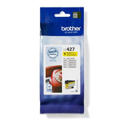 Brother LC-427Y (inkoust yellow, 1 500 str.), originál
