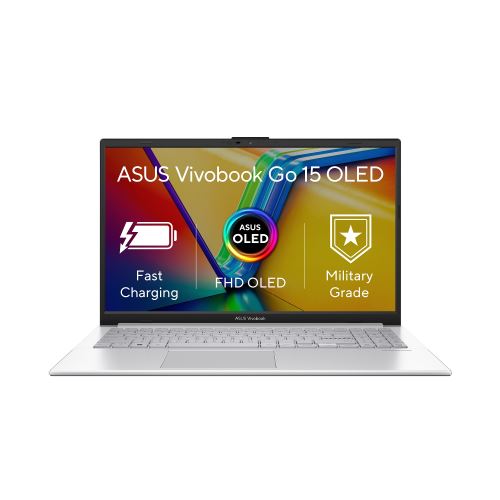 ASUS Vivobook Go 15 OLED/E1504FA/R5-7520U/15,6"/FHD/8GB/512GB SSD/AMD int/W11H/Silver/2R