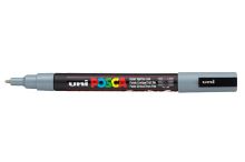 Posca popisovač PC-3M, 0,9 - 1,3 mm, šedá (37) (8)