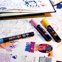Posca sada popisovačů PC-1M/PC-3M/PC-5M, Manga Hero, PC-1M: 6 ks, PC-3M: 7 ks, PC-5M: 7 ks (6)