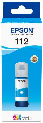 Epson 112 EcoTank Pigment Cyan ink bottle