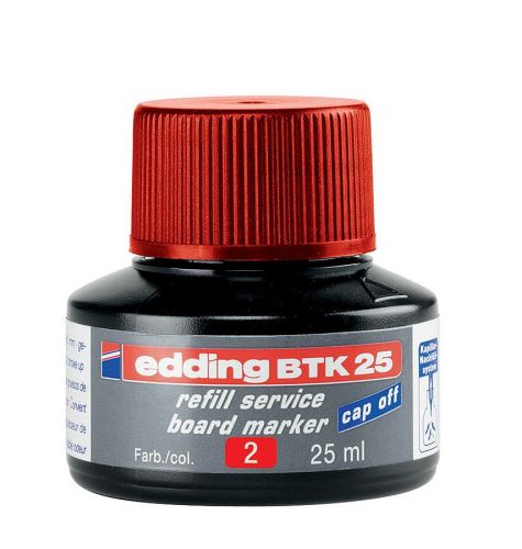 Náhradní inkoust Edding BTK 25 červený nasávací