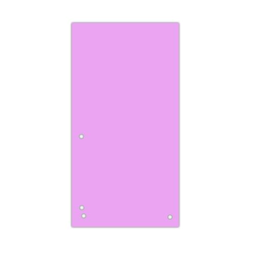 Rozlišovací pruhy - rozdružovač kartonový růžový 100 ks