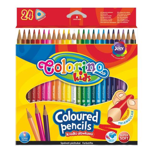 Colorino pastelky trojhranné, 24 barev