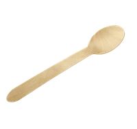 Lžíce EKO dřevěná 16 cm 100 ks