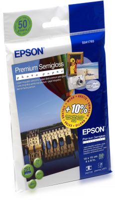 EPSON Premium Semigloss Photo Paper,100x150 mm,50x
