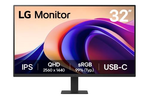 32" LG LCD 32U631A-B:IPS,QHD,USB-C
