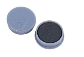 Magnet 40 mm šedý zalitý v plastu