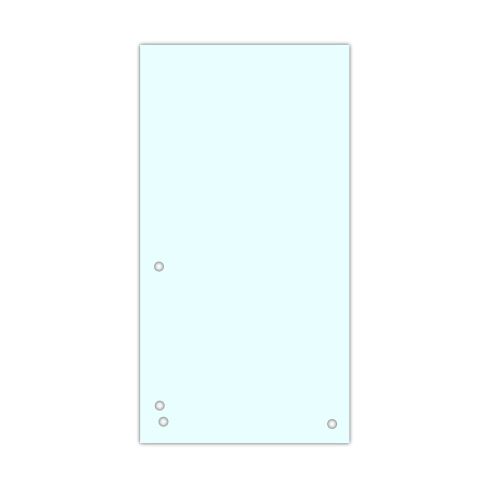Rozlišovací pruhy - rozdružovač kartonový bílý 100 ks