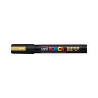 Posca popisovač PC-5M, 1,8 - 2,5 mm, zlatá (25) (1)