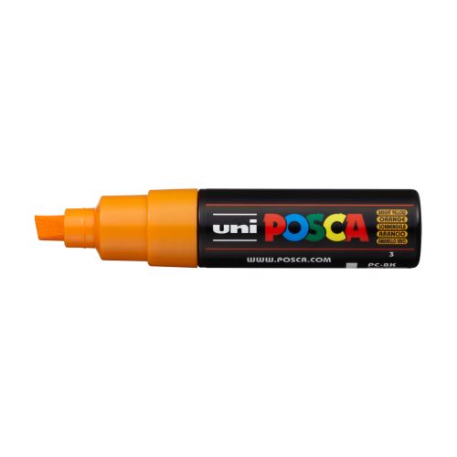 Posca popisovač PC-8K, 8 mm, jasně žlutá (3)