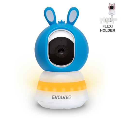 EVOLVEO Baby Monitor LUX- Chytrá 360° videochůvička s nočním viděním, detekcí pláče a pohy
