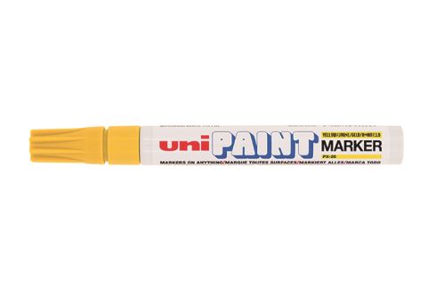 Popisovač UNI PX-20 PAINT Medium  2,2-2,8 mm žlutý