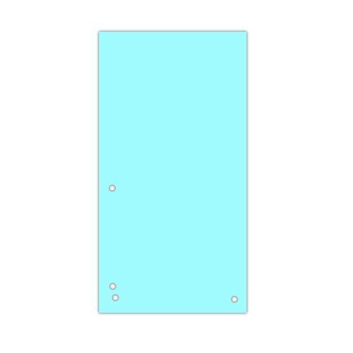 Rozlišovací pruhy - rozdružovač kartonový modrý 100 ks
