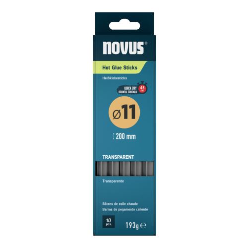 Novus tavné tyčinky - Transparent, O 11 mm, 10 ks
