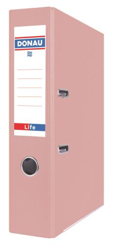 Pákový pořadač LIFE  A4 7,5 cm, pastelově růžový DONAU_2