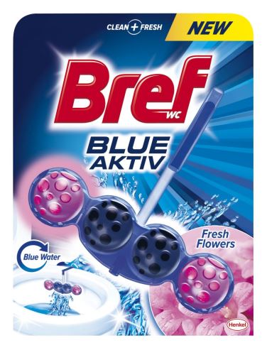 WC závěs BREF s kuličkami Blue Aktiv