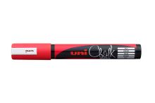 UNI PWE-5M křídový popisovač, 1,8 - 2,5 mm, červený