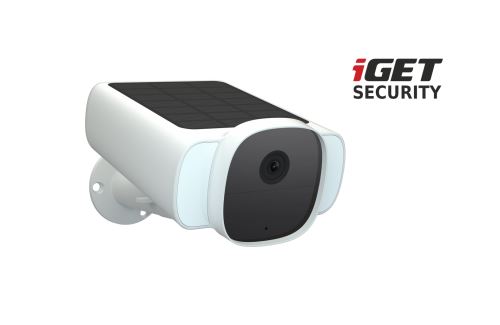 iGET SECURITY EP29 White - WiFi solární bateriová FullHD kamera, IP66, samostatná i pro al