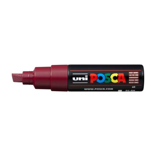 Posca popisovač PC-8K, 8 mm, bordó (60)
