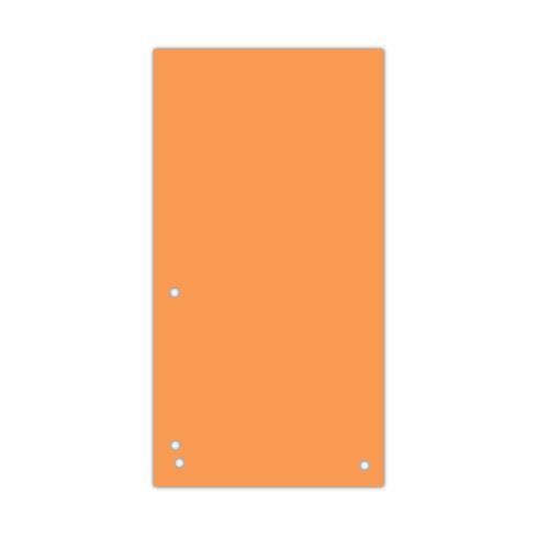 Rozlišovací pruhy - rozdružovač kartonový oranžový 100 ks
