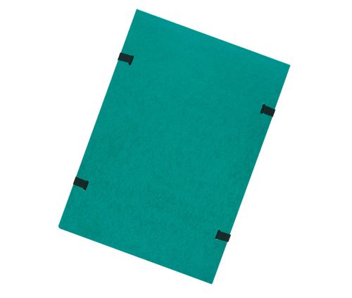 Spisové desky s tkanicí A4 zelené prešpán