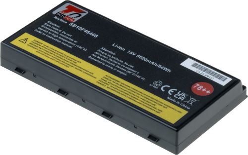 Baterie T6 Power Lenovo ThinkPad P70, ThinkPad P71, 5600mAh, 84Wh, 8cell