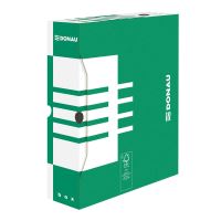 DONAU archivační box, A4/120 mm, lepenka, zelený