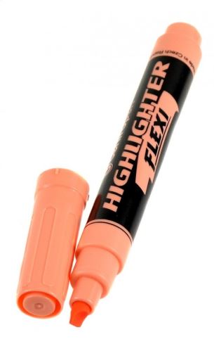 Centropen zvýrazňovač 8542 flexi soft oranžový