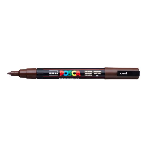 Posca popisovač PC-3M, 0,9 - 1,3 mm, tmavě hnědá (22)