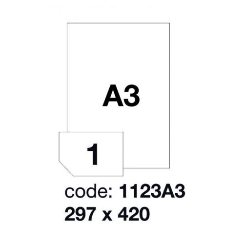 etikety 297x420  A3 1 etiketa arch/100 archů