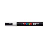 Posca popisovač PC-5M, 1,8 - 2,5 mm, bílá (1) (1)