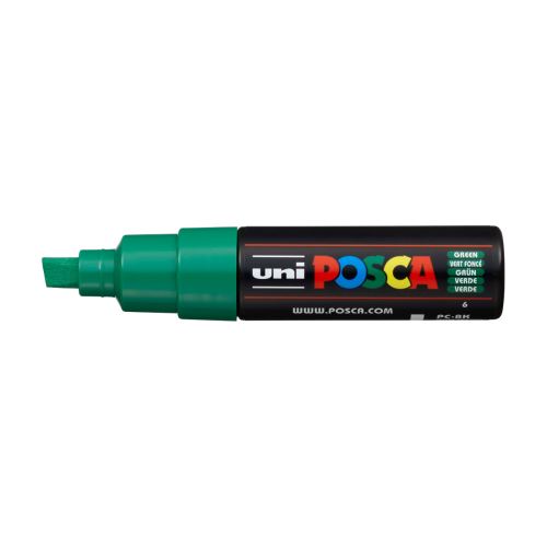 Posca popisovač PC-8K, 8 mm, zelená (6)