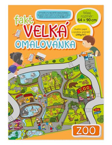 Fakt velká omalovánka - ZOO
