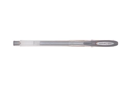 Gelový roller Signo Noble Metal, 0,8 mm, stříbrný, UNI 